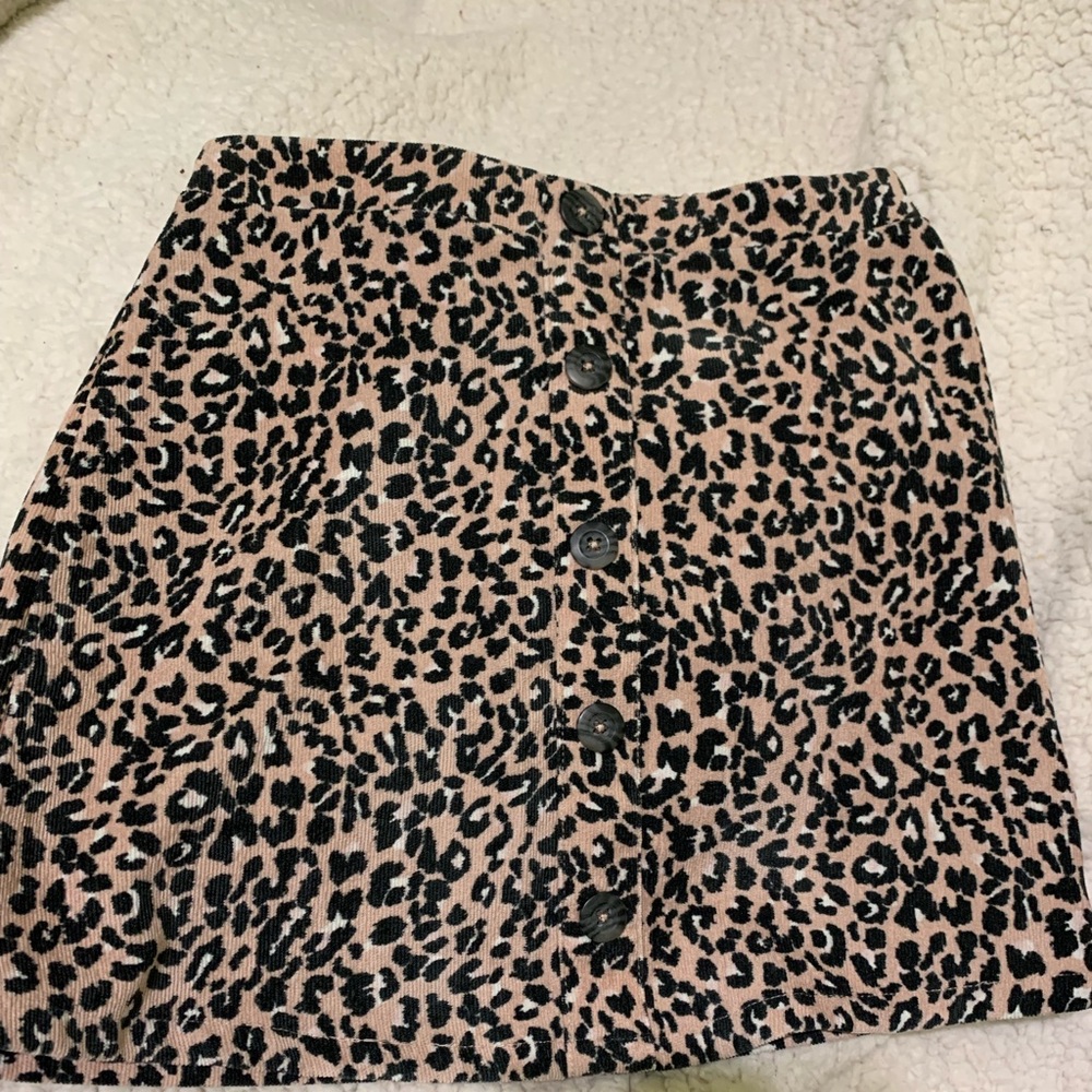 Pink corduroy kids skirt
